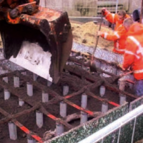 groeiplaatsconstructie grond